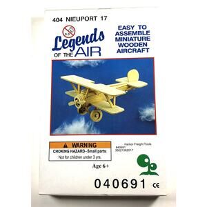 Discover the Legends of the Air with the Nieuport 17 Wooden Airplane 3D Model